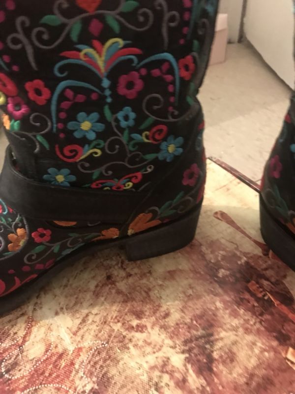Old Gringo Klak Sugar Skull Boots Size 10