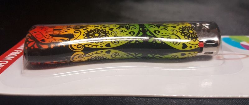 Day Of the Dead Sugar Skull Light Up Lighter Set of 2 NEW - Ship to US only