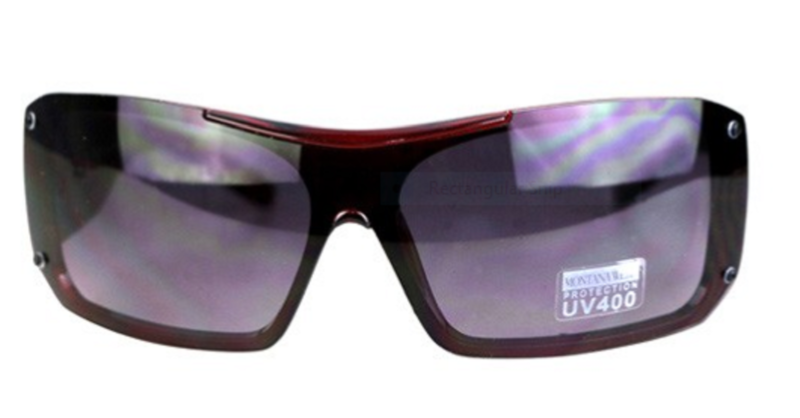Montana West Sugar Skull Collection Sunglasses Red/Silver