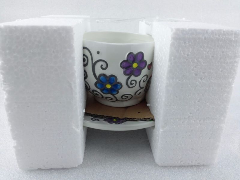 Ceramic Sugar Skull Teacup and Spoon & Leaf Tea Infuser