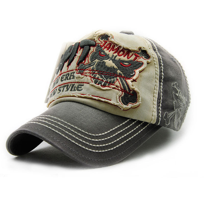 Men Women Black Baseball Cap Snapback Skull Hat Hip-Hop Adjustable Bboy Cap