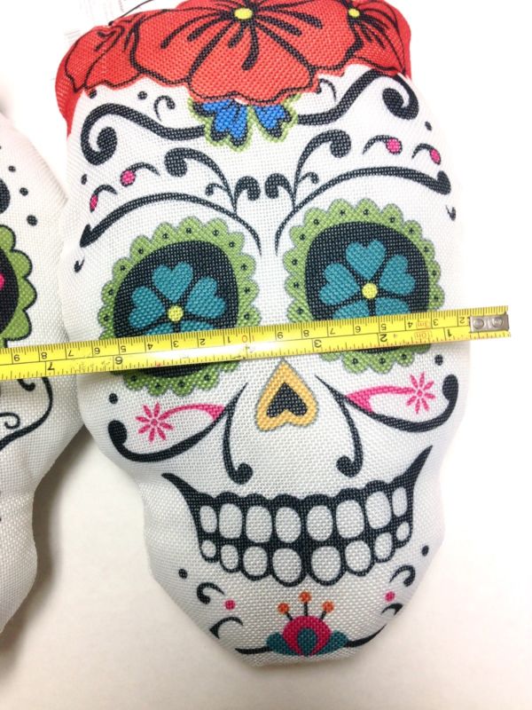 Mr & Mrs Sugar Skull Day Of The Dead Gothic Couple Wall Hanging Decor Pillow