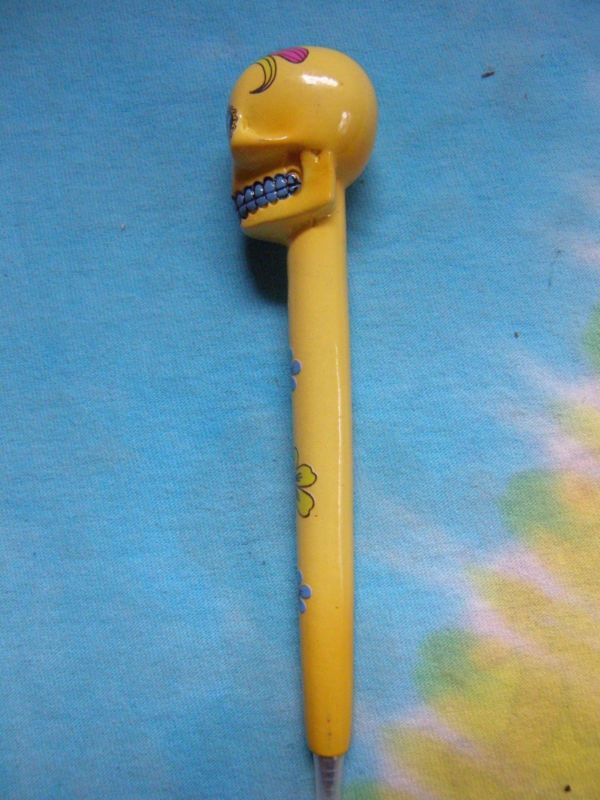 Day Of The Dead Sugar Skull Set of 4 Novelty Writing Pens