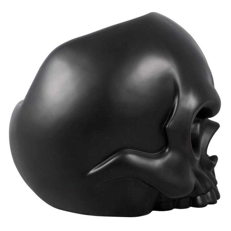 Design Toscano Lost Souls Gothic Skull Sculptural Chair: Black