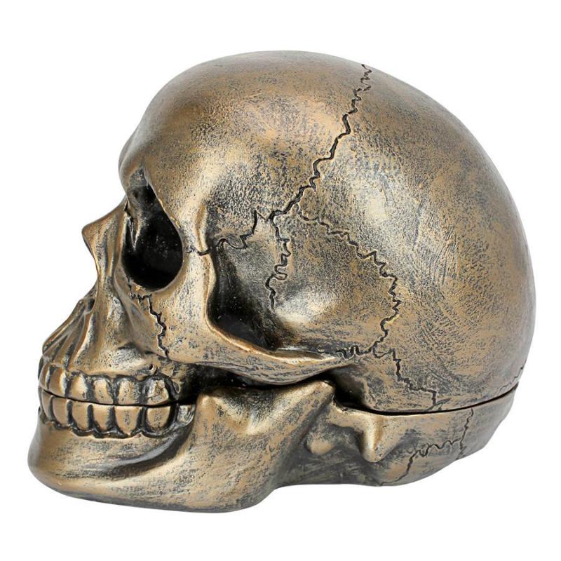 Design Toscano  Memento Mori Skull Clock