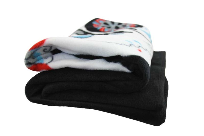 Sugar Skull Day of the Dead 50x60 Polar Fleece Blanket Throw Plush Soft