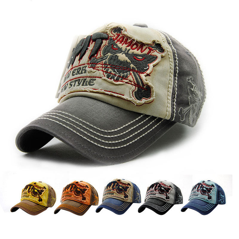 Men Women Black Baseball Cap Snapback Skull Hat Hip-Hop Adjustable Bboy Cap