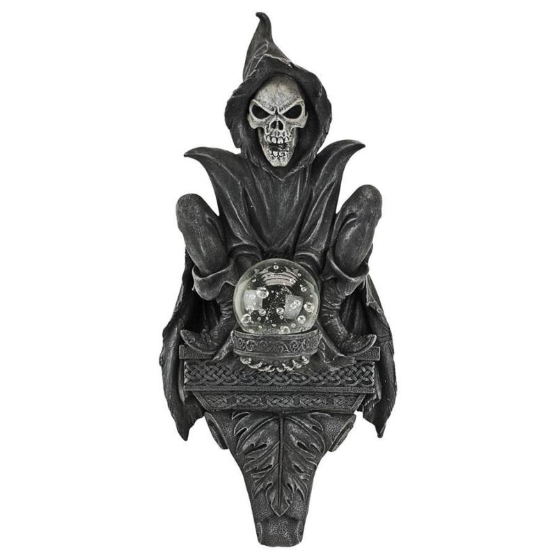 Design Toscano Gothic Grim Reaper Specter of Death Wall Sculpture