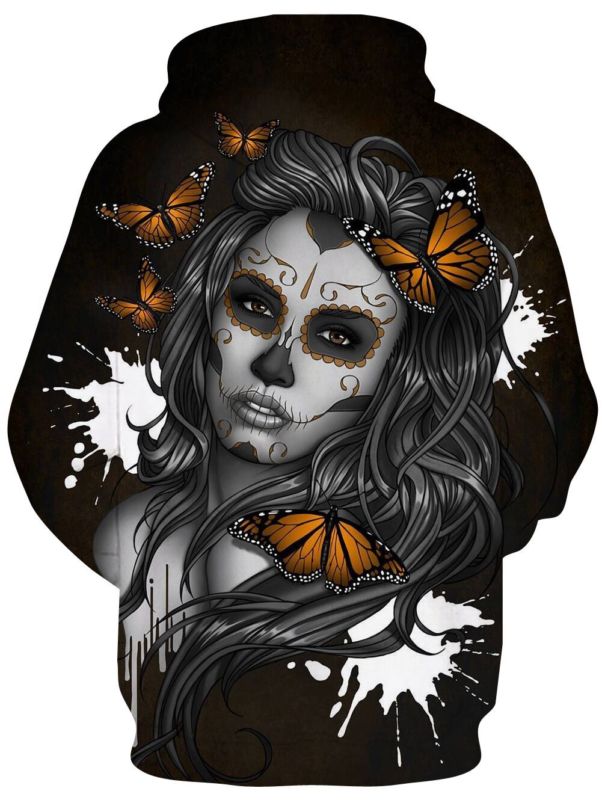 Sugar Girl Skull 3D Print Women Men Hoodie Sweatshirt Jumper Pullover Jacket Top