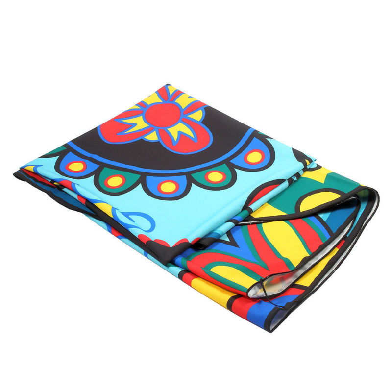 Cute Sugar Skull Pattern Bath Sunscreen Shawl Scarf Summer Beach Towel Yoga Mat