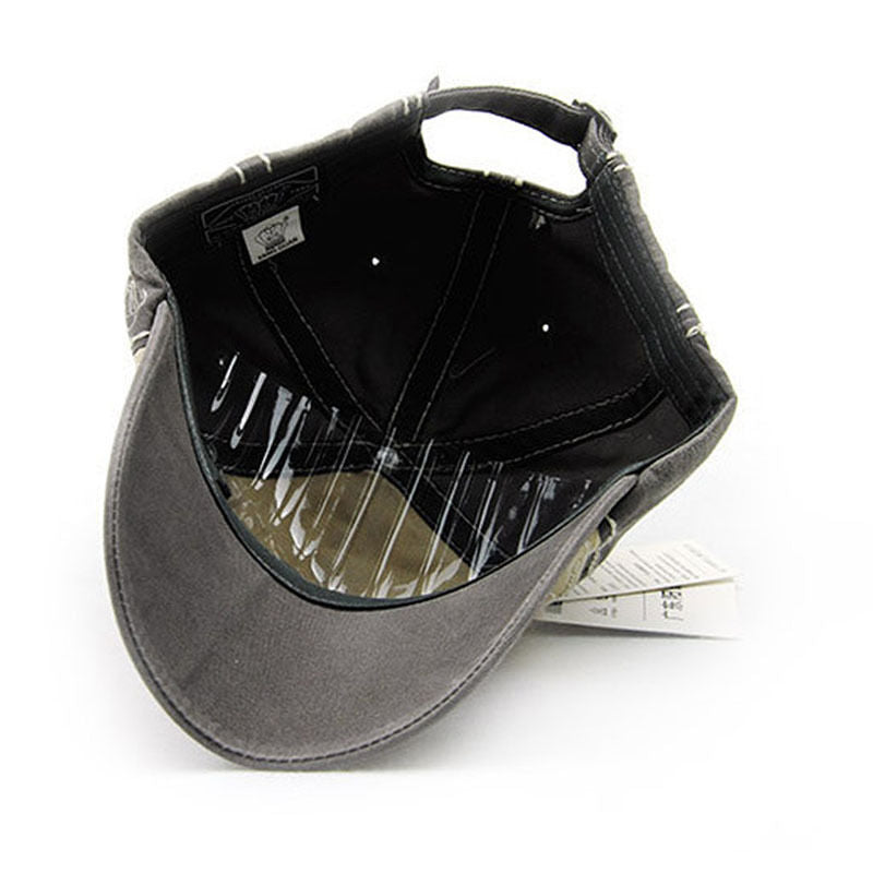 Men Women Black Baseball Cap Snapback Skull Hat Hip-Hop Adjustable Bboy Cap