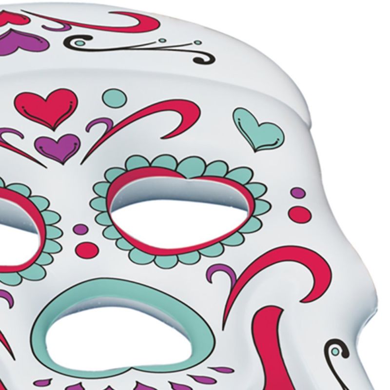 Swimline Giant Inflatable 62-Inch Sugar Skull Swimming Pool Island Raft