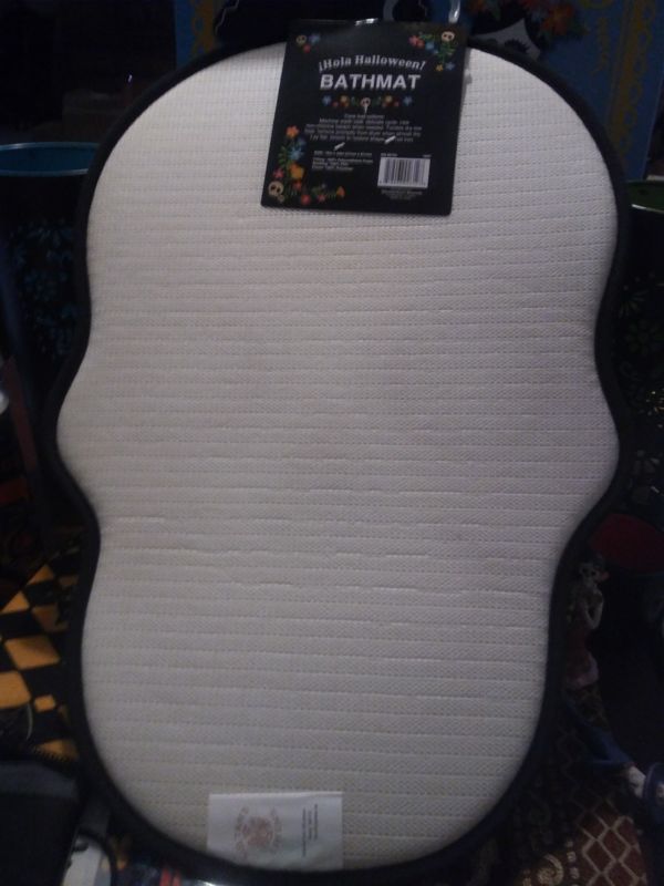 Dia De Los Muertos Sugar Skull Bathmat