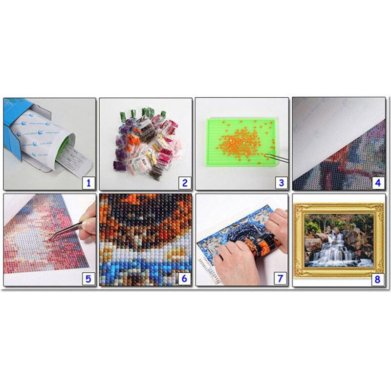 Skull flower diamond embroidery puzzles diamond painting