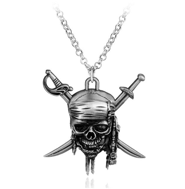 Fashion Vintage Charm Skull Necklace