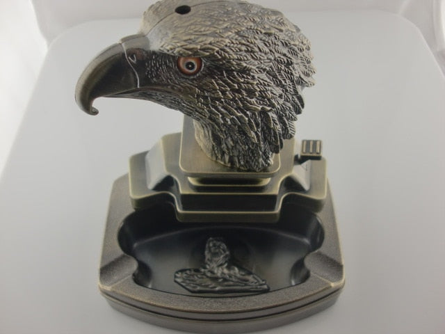 ASHTRAY WITH LIGHTER flame.Arts and crafts gift ideas for friends birthday|ashtray metal