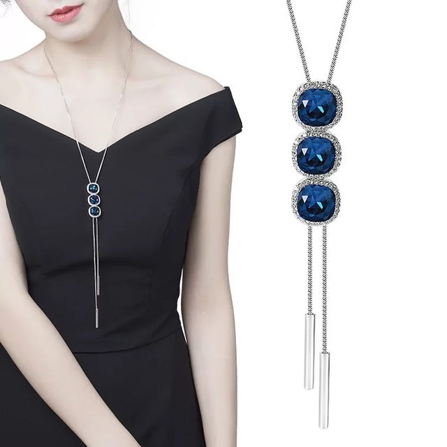 Imitation Pearl Necklaces Retro Hot Popular Vintage Leaf Pearl Collar Statement Necklace Long Jewelry For Women
