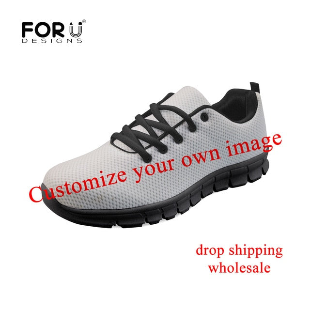 Women Shoes Sugar Skull Printing Woman Casual Sneakers Shoes Light Breathable