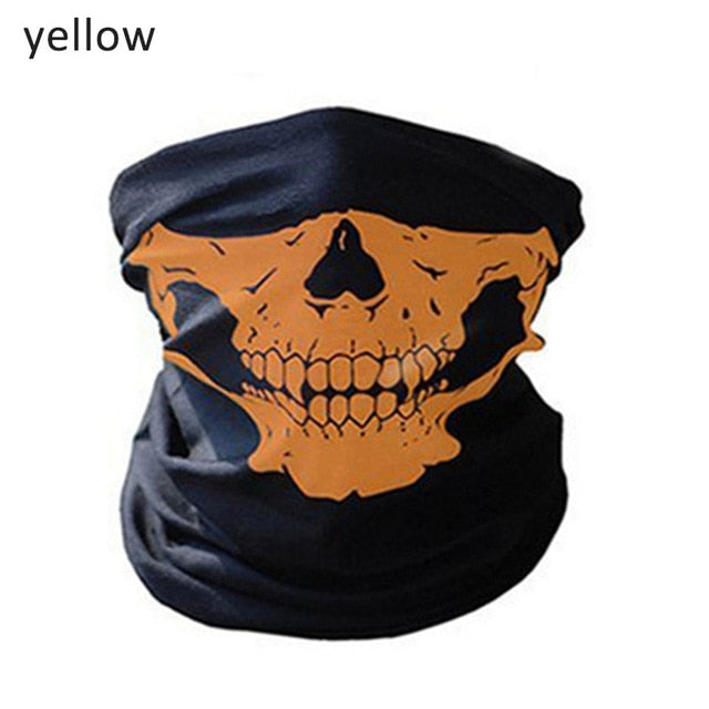 1pcs Outdoor Face Mask Skull Pattern Headband Magic Scarf