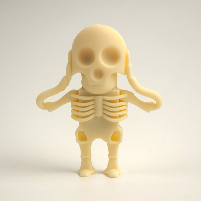Creative usb pendrive 64GB, Cartoon SKULL USB Pen Drive, SKULL pendrive, USB Flash drive 64gb/32gb/16gb/8gb/4gb/2gb,u disk 8gb