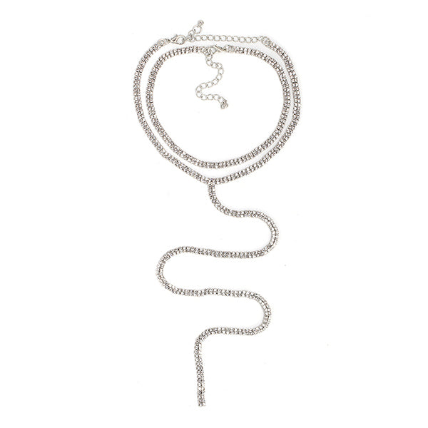 Hot Sell Luxury Collar Chokers Necklace Women Elegant Maxi Statement Rhinestone Choker Crystal Gem Necklaces
