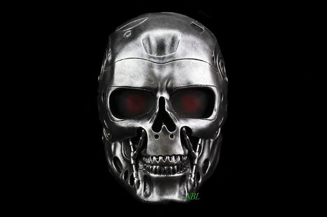 Halloween COS Terminator Helmet Masks Horror CS Paintball Ghost Creepy