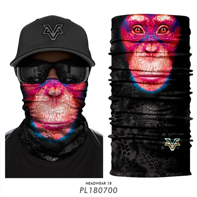 Skull Seamless Balaclava Magic Scarf Heaewear Outdoor Sports Bandanas