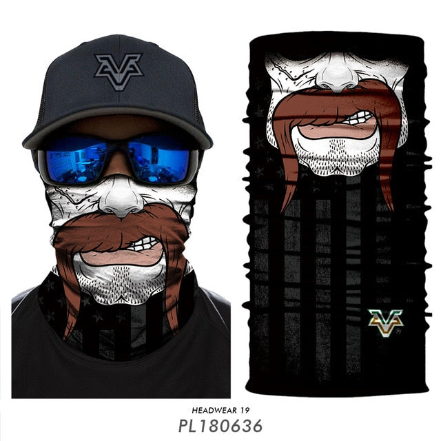 Skull Seamless Balaclava Magic Scarf Heaewear Outdoor Sports Bandanas