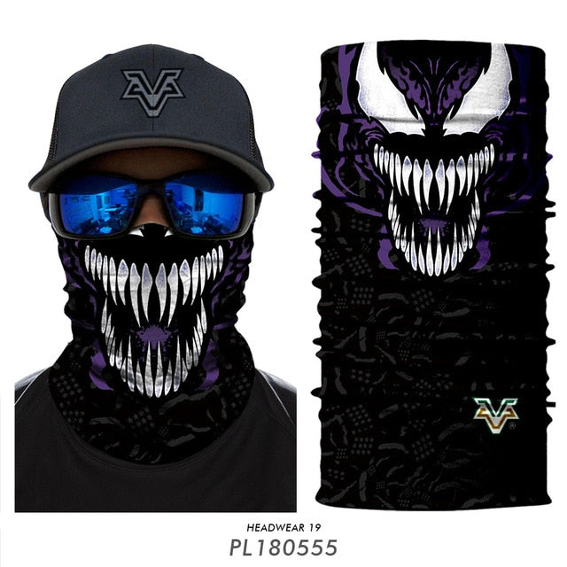 Skull Seamless Balaclava Magic Scarf Heaewear Outdoor Sports Bandanas