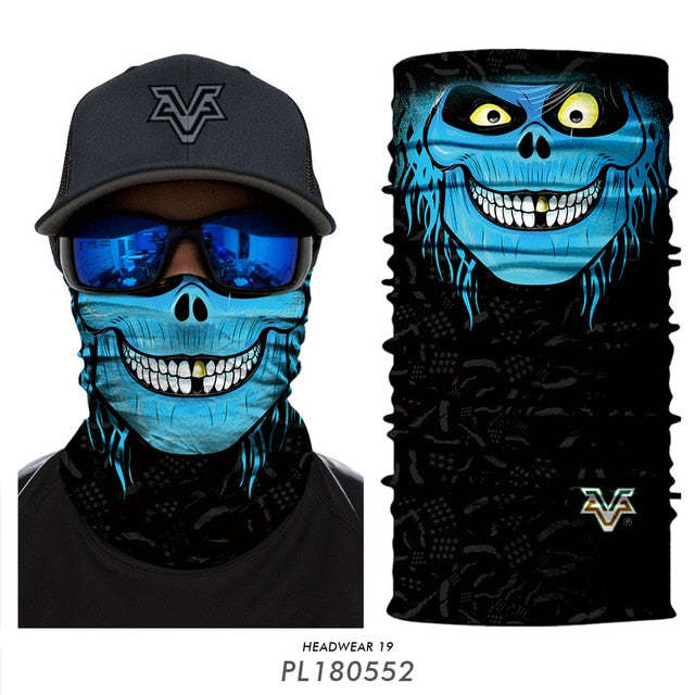 Skull Seamless Balaclava Magic Scarf Heaewear Outdoor Sports Bandanas