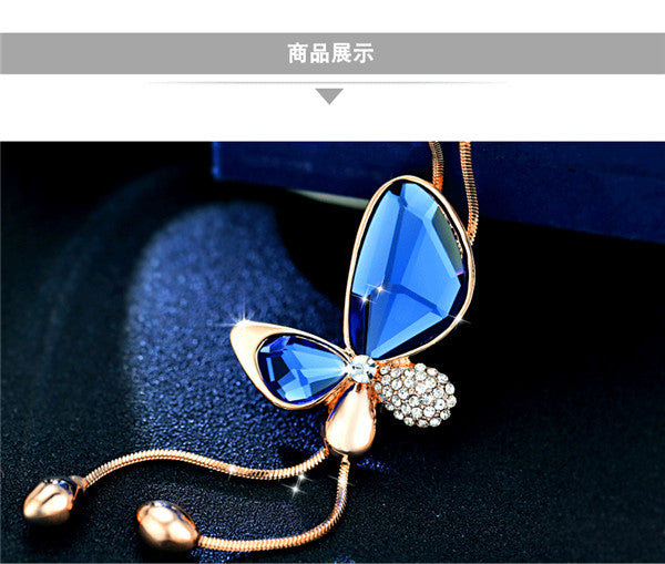 Luxury bohemia Accessories Zircon Snowflake Sweater chain Long Wild snow Necklace Dress Pendant Crystal Jewelry