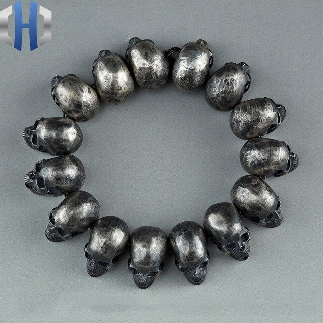 Skull Bracelet Skull 925 Sterling Silver Bracelet Bracelet Bracelet