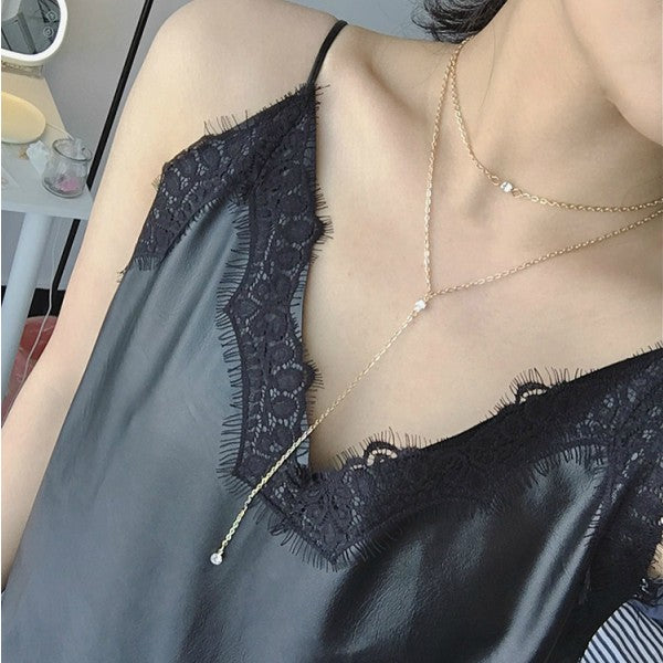 Free shipping! New fashion holiday Seaside resort beach jewelry crystal triangle water drop U shape Star moon chains necklace