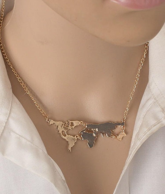 New Gold Fatima Hand Multilayer Hammer Chain Lariat Bar Necklace Long Strip Pendant Necklace Collar joyeria collier Women