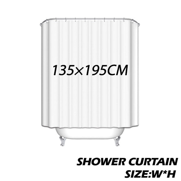 The Spooky Skull with A Mechanical Clock Mildew Resistant Shower Curtain