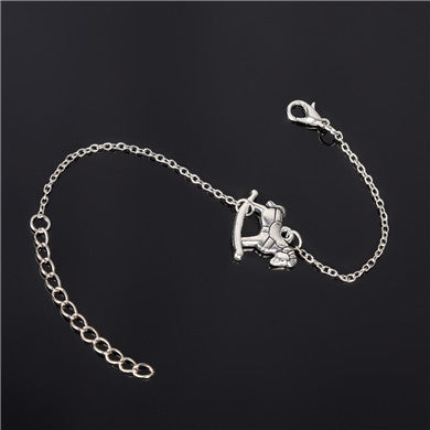 Simple Style Silver Plated Charm Bracelet Jewelry Gift Love Wedding Banquet Wholesale Top Quality