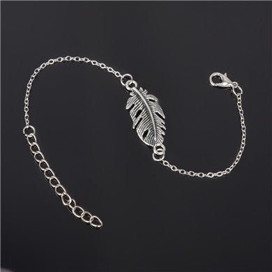 Simple Style Silver Plated Charm Bracelet Jewelry Gift Love Wedding Banquet Wholesale Top Quality