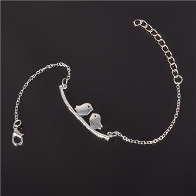Simple Style Silver Plated Charm Bracelet Jewelry Gift Love Wedding Banquet Wholesale Top Quality