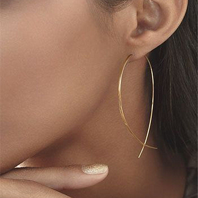 Imitation Pearl Heart Crystal Flower Bow Leaf Angel Wings Geometry Stud Earrings for Women Jewelry