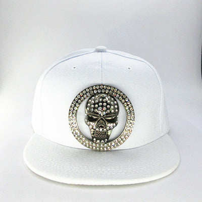 Metal skull cotton Casquette Baseball Cap hip-hop cap Adjustable Snapback