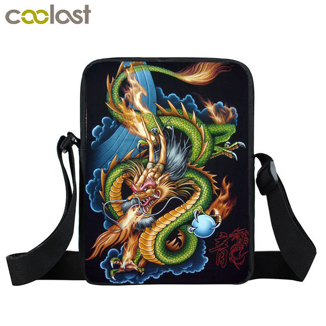 Dark Gothic Mini Messenger Bag Skull Crossbody Bags