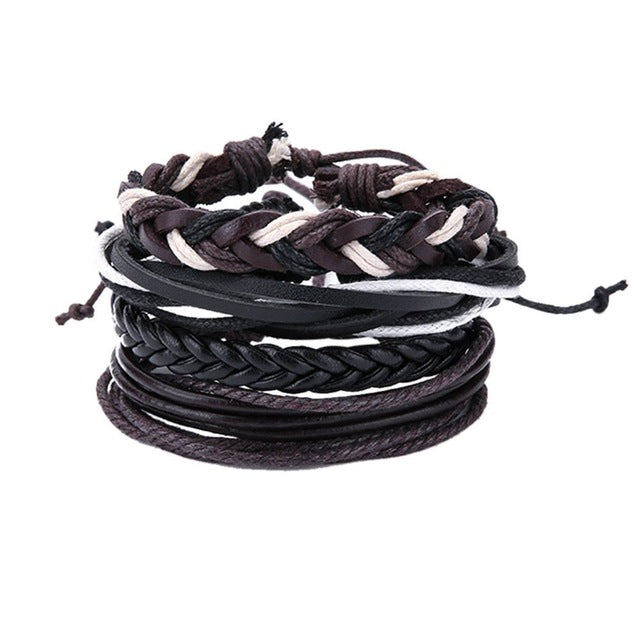 Bracelets & Bangles mens leather bracelets Pulseira Masculina Jewelry Charm Bileklik Pulseiras Boyfriend Girlfriend