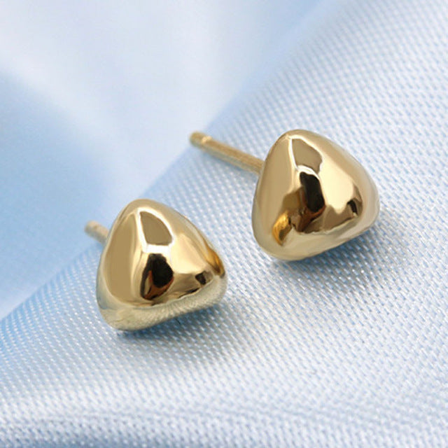 Imitation Pearl Heart Crystal Flower Bow Leaf Angel Wings Geometry Stud Earrings for Women Jewelry