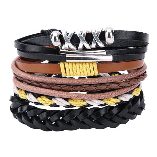 Bracelets & Bangles mens leather bracelets Pulseira Masculina Jewelry Charm Bileklik Pulseiras Boyfriend Girlfriend