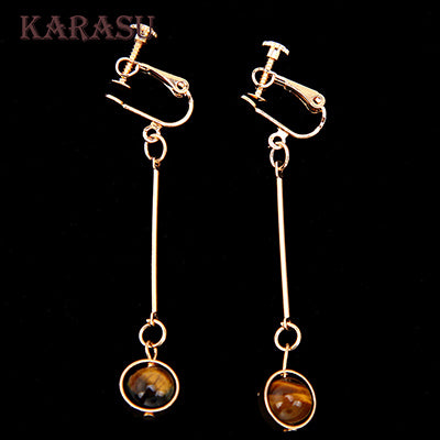 Opened Circle Ear Cuff Clips Women Big Arc Pendant Long Clip on Earrings for Women Girls Cartilage Jewelry non Without Pierced