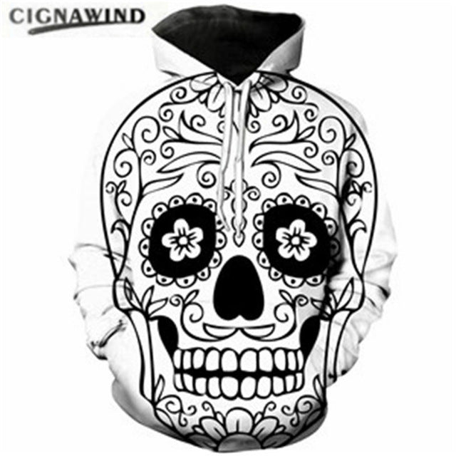 Sugar Skull Men/Women Hoodies Sweatshirts Fashion