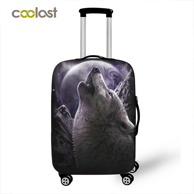 Dark Gothic Skull / Beauty Luggage Protective Cover Waterproof