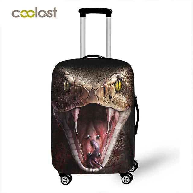 Dark Gothic Skull / Beauty Luggage Protective Cover Waterproof