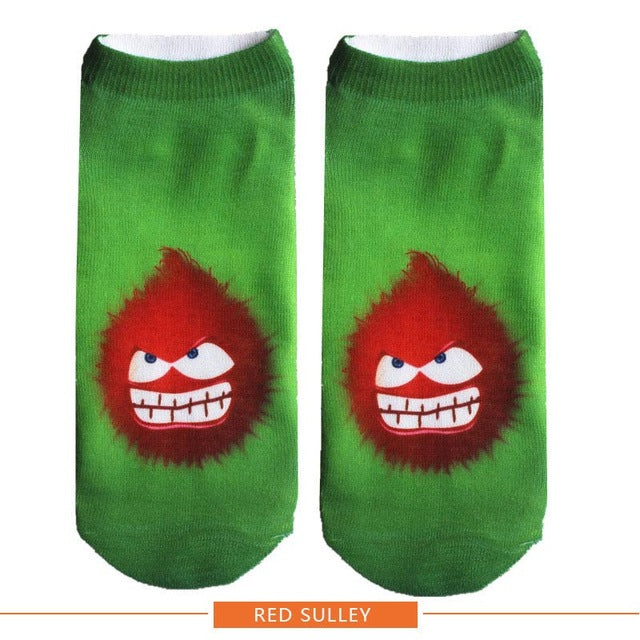 New arrival Women Low Cut Ankle Socks Funny Skull 3D Printing Sock Cotton Hosiery Gothic Punk Shantou Printed Sock
