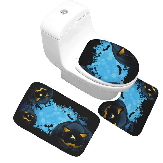 3 pcs Set Bath Toilet Floor Mat High Quality